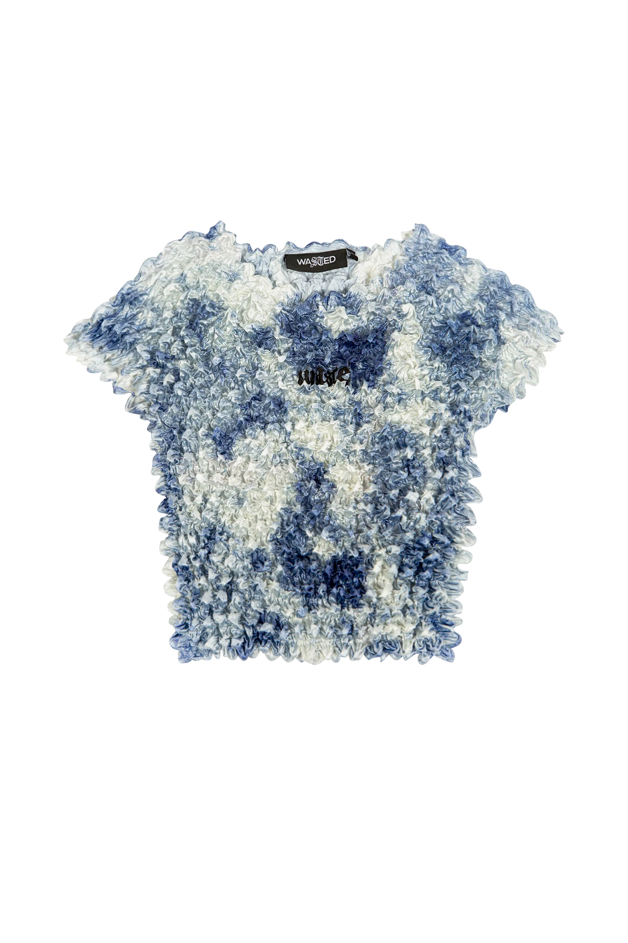 WASTED T-shirt DREW-TIE & DYE Bleu