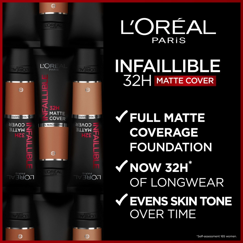 L'Oréal Paris Cosmetics Infaillible 32H Matte Cover Foundation SPF 25 - 30 ml - 260 Warm Undertone