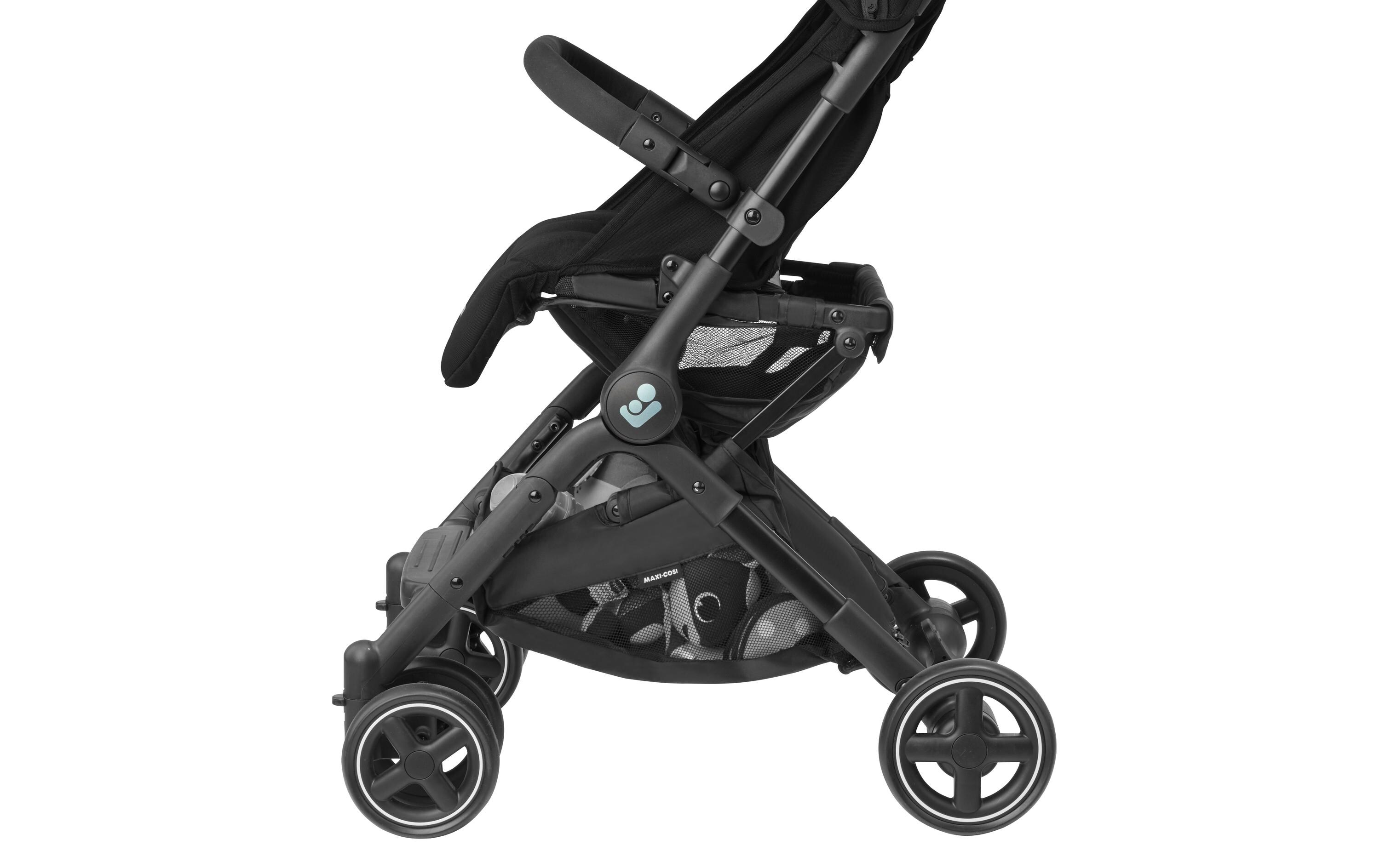 Buggy Lara2 Schwarz<br>Kinderwagen für enge Räume und grosse Abenteuer