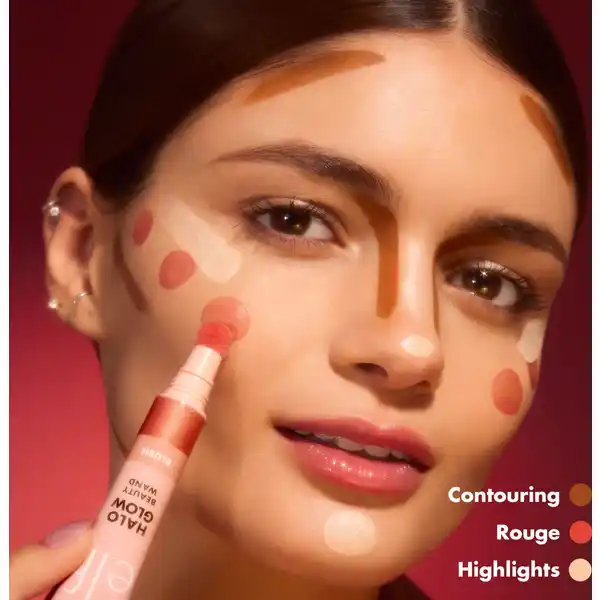 Halo Glow Blush Beauty Wand You Go Cocoa