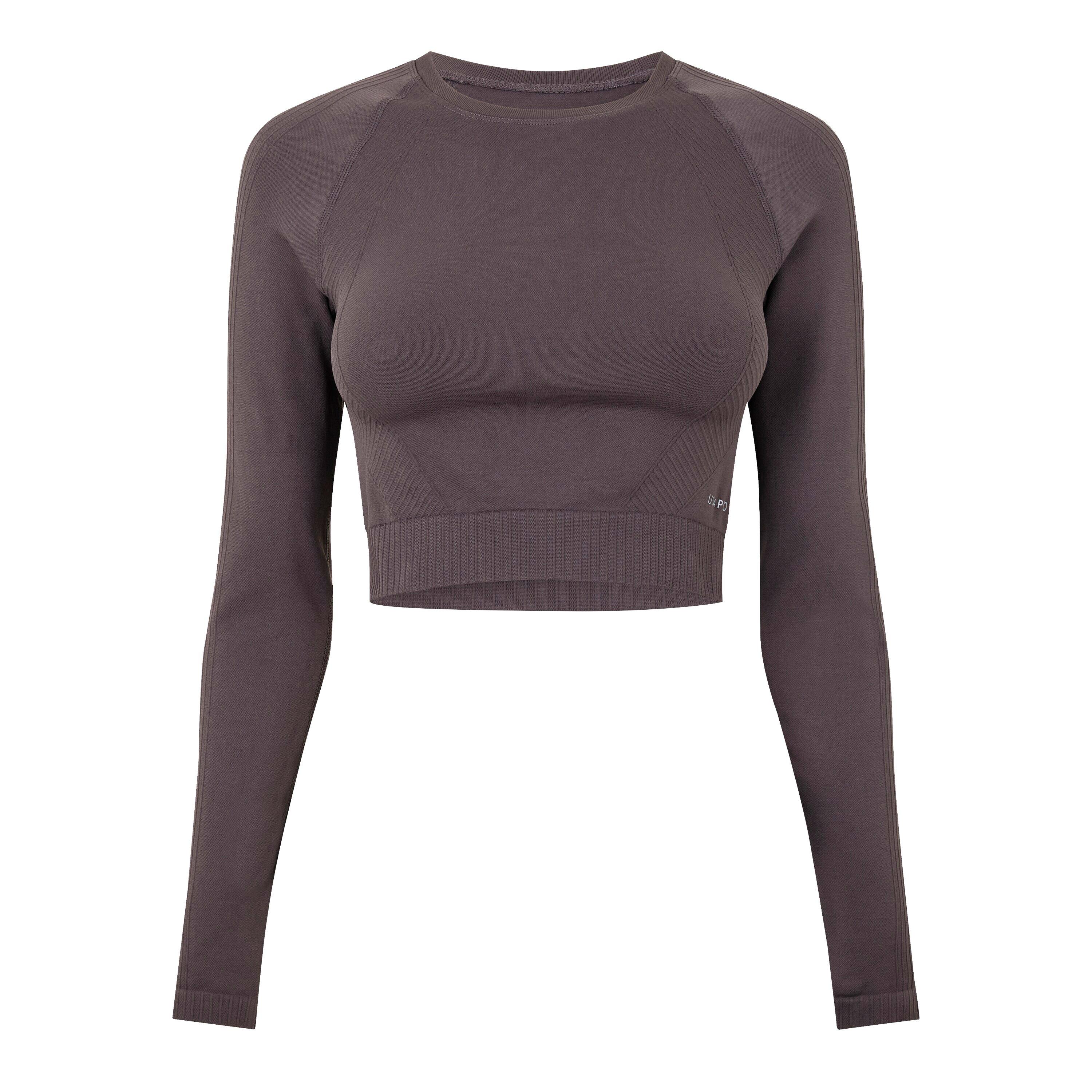 USA Pro Long Sleeve Seamless Crop Top
