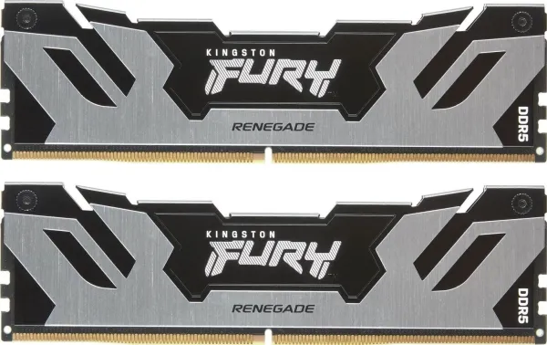 Kingston FURY Renegade - DDR5 - sæt - 32 GB: 2 x 16 GB - DIMM 288-PIN - 8000 MT/s / PC5-64000 - CL38 - 1.1 V - ikke bufferet - on-die ECC - sort med sølv