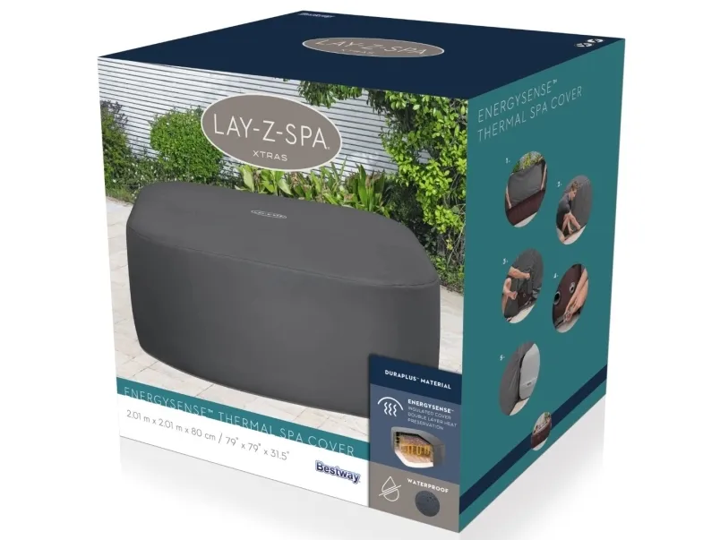 LAY-Z-Spa Energysense Termisk Cover 201 x 201 x 80 cm