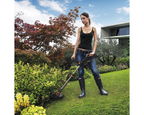 WORX 20V 30cm snoerloze grastrimmer WG163E.9 + GRATIS bonusartikel: 20V accu WA3644 (4,0Ah)
