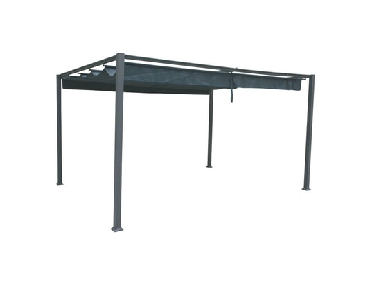 HESPERIDE - Tonnelle de jardin palmeira - l. 400 x l. 300 cm - ardoise
