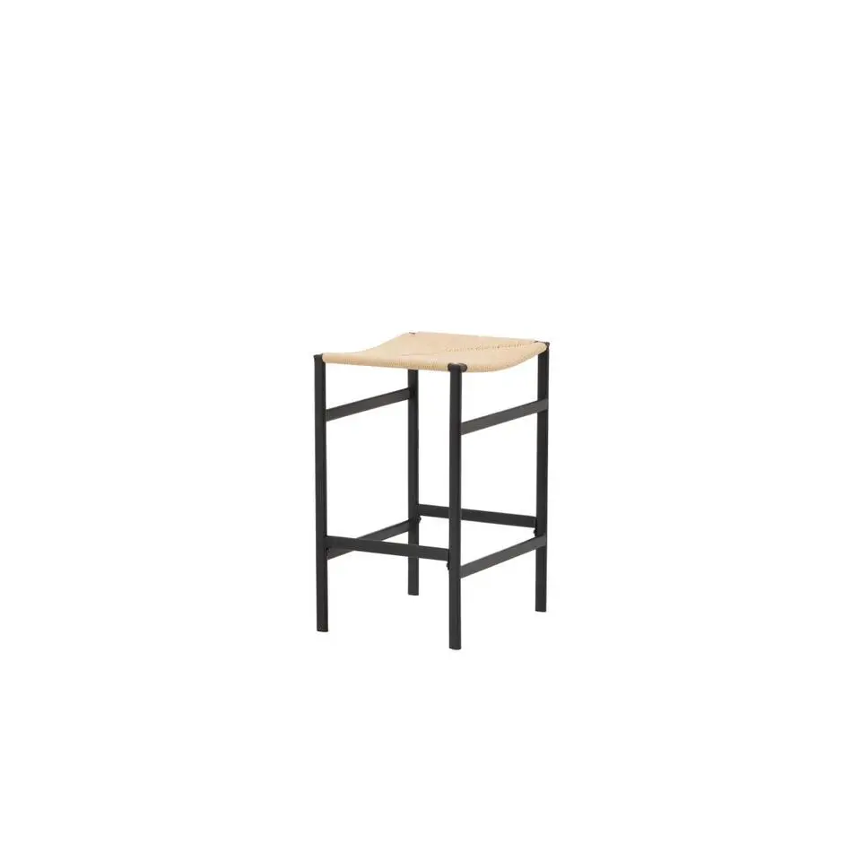 Svea - Polsty barkruk 63 cm - rattan - naturel