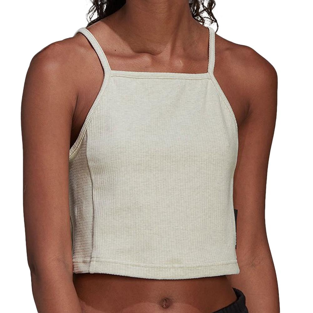 Adidas Débardeur Écru Femme Adidas Studio