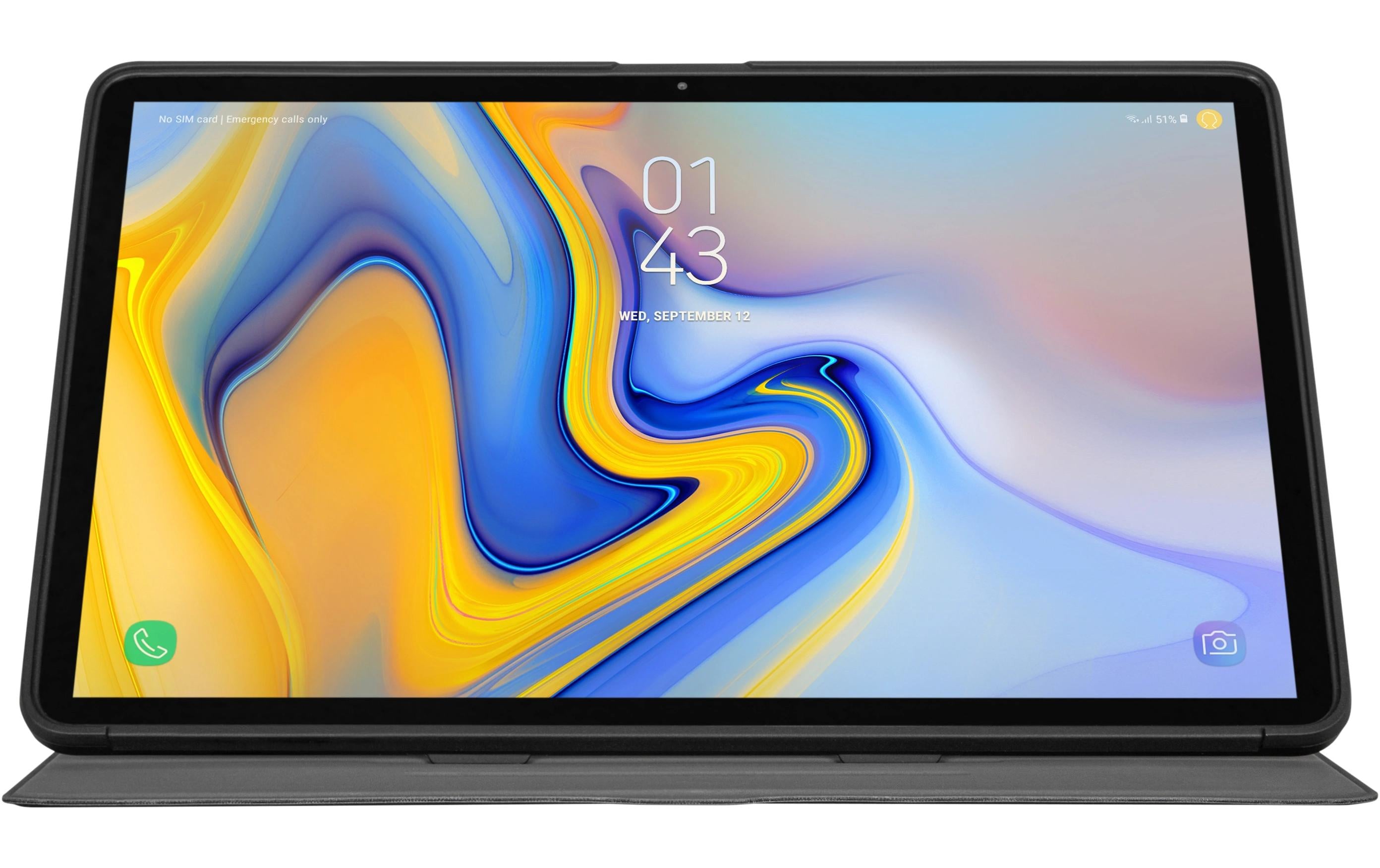 Tablet Book Cover Click-In Galaxy Tab S7+/S8+/S9+/S9 FE+Tablet-Schutzhülle mit flexibler Aufstellfunktion