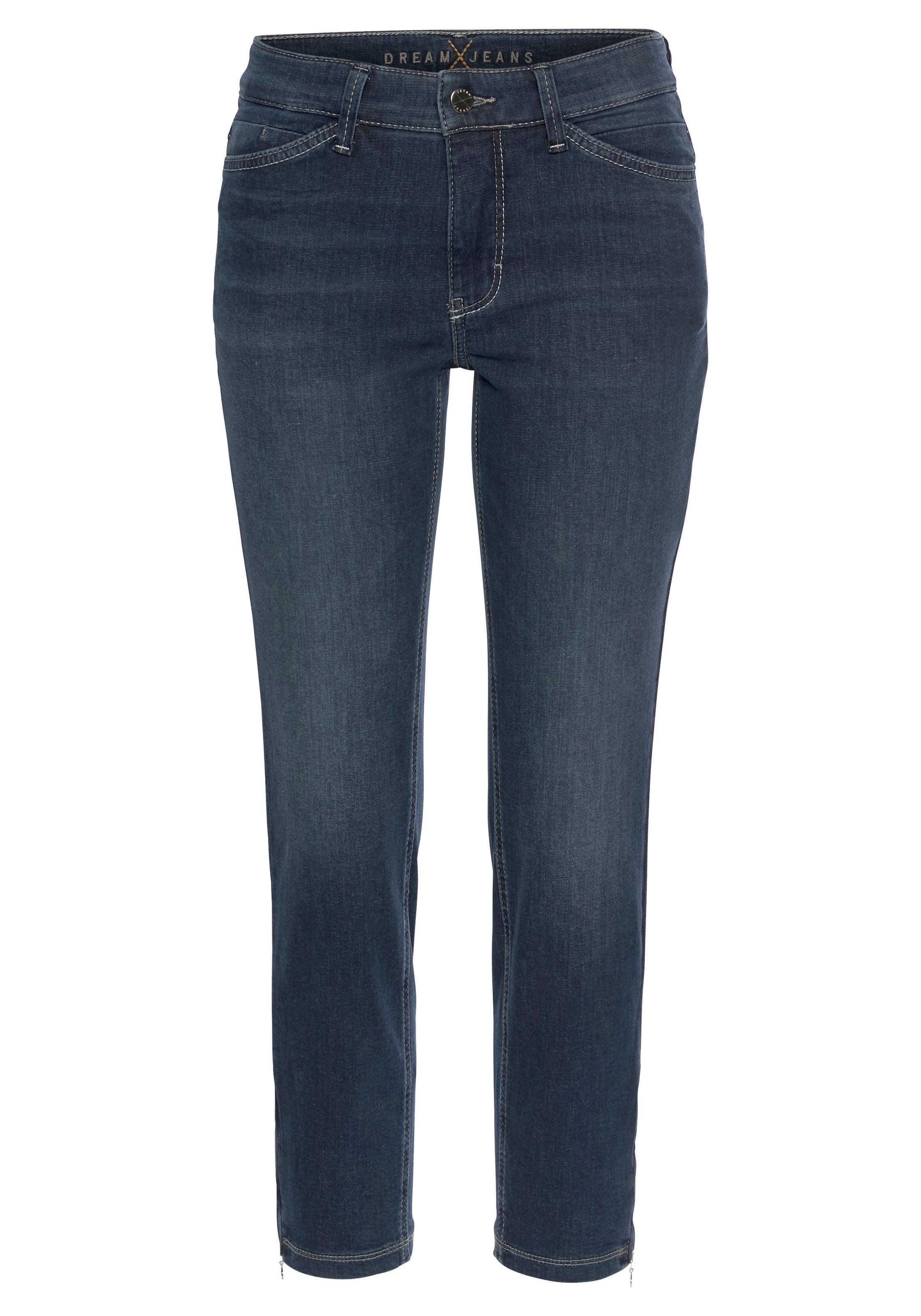 MAC 7/8-Jeans »Dream Chic« verkürzte Form mit Reissverschluss