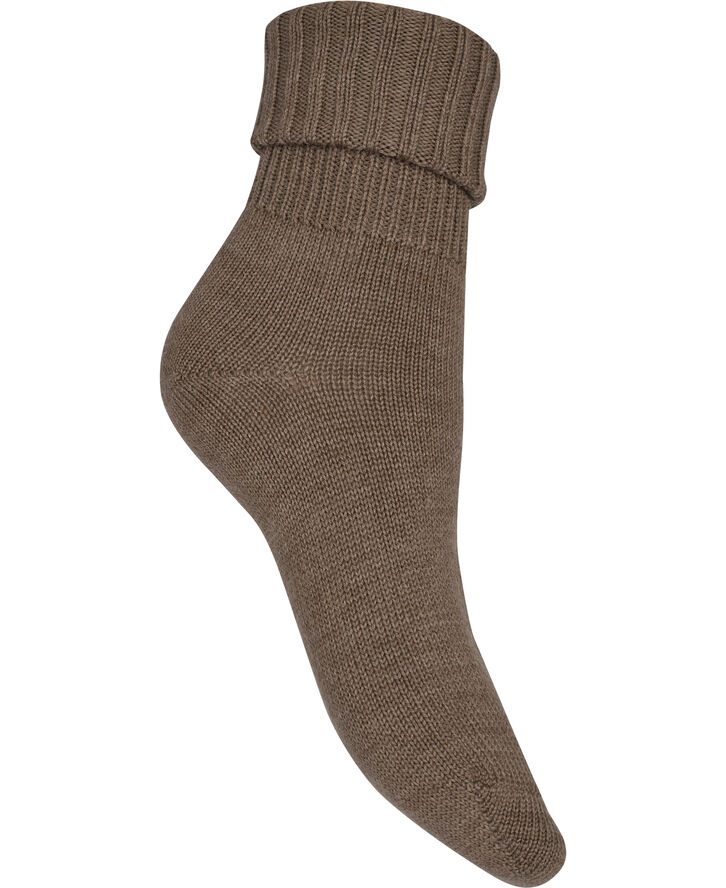 Falke Striggings Rib strømpe Brun