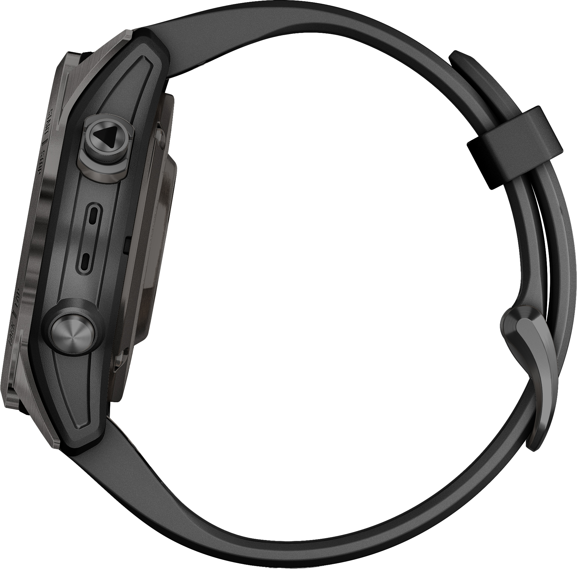 Epix Pro (Gen 2) - Sapphire Edition - 42mm Carbon Gray DLC-Titan w/Black Band