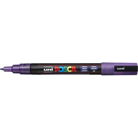 Posca Marker UNI POSCA PC-3M Glitter violett