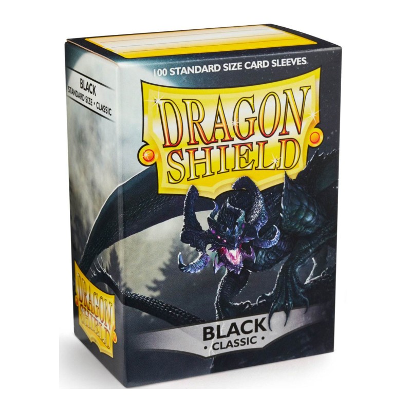 Dragon Shield - Standard Sleeves - Black (x100)