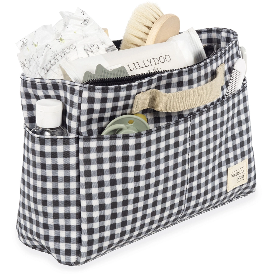 Walking Mum Wickelorganizer I Love Vichy schwarz