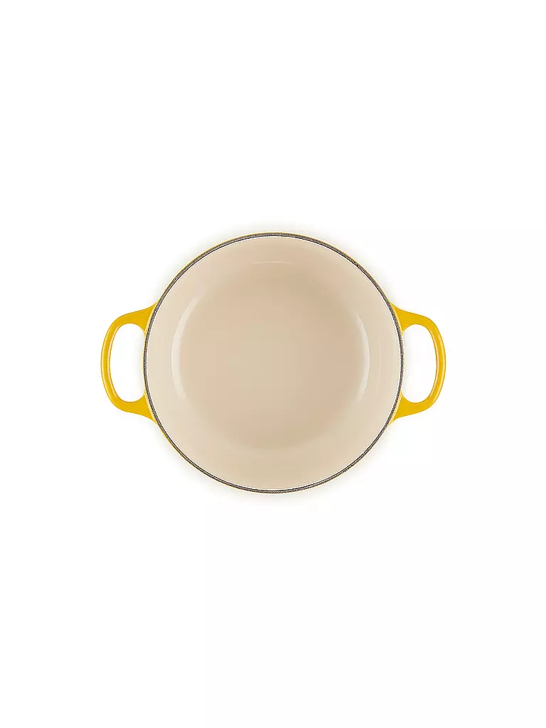 LE CREUSET Bräter rund SIGNATURE 20cm Nectar gelb