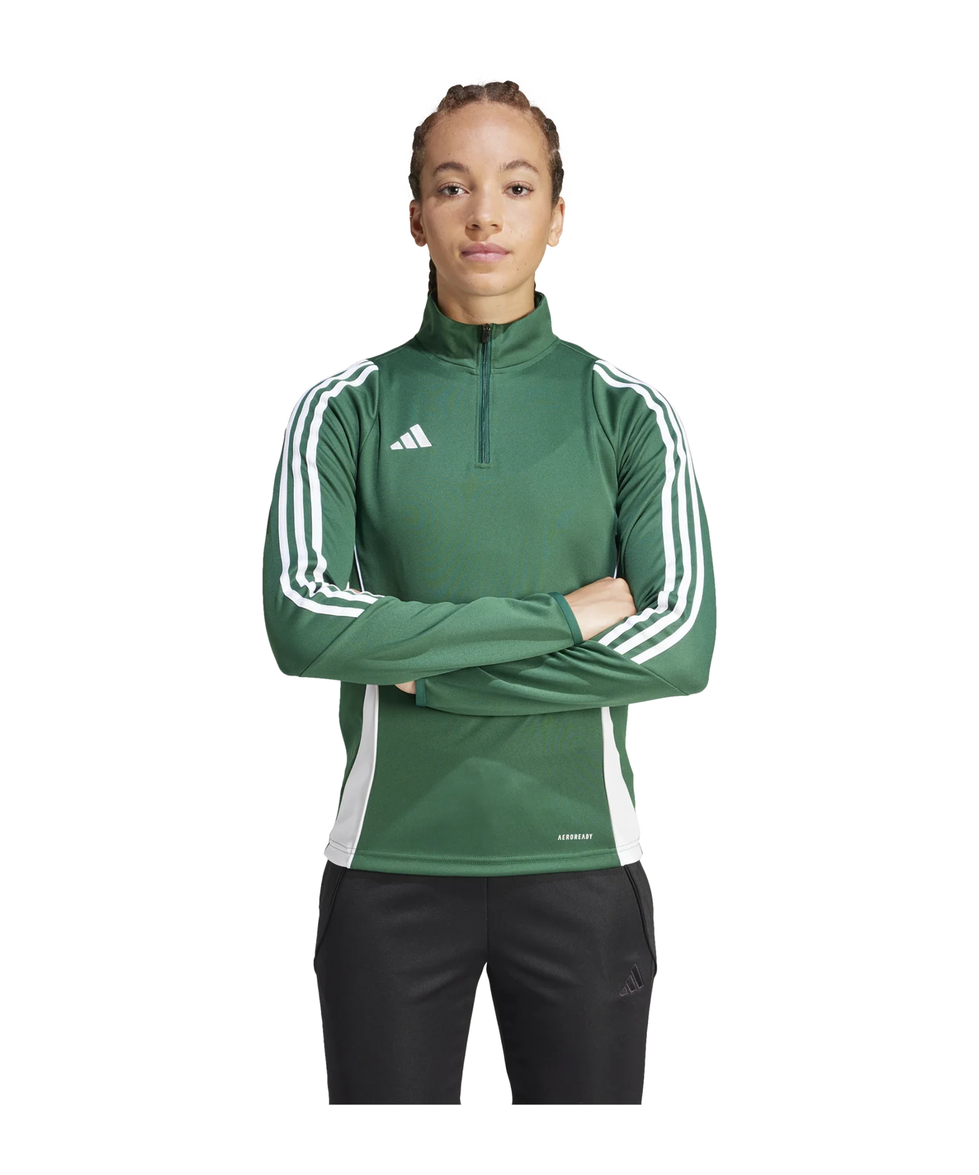 adidas Tiro 24 Trainingstop Damen Grün Weiss