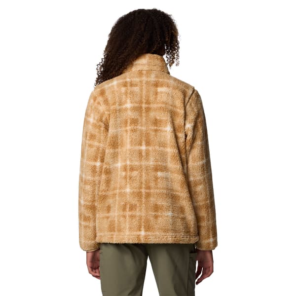 Veste polaire COLUMBIA WEST BEND PRINT FULL ZIP II W CAMEL BROWN OMBLUR