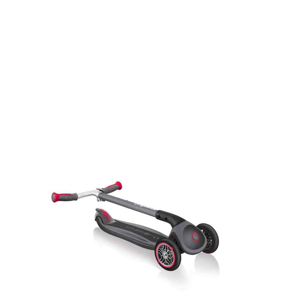Globber Master Scooter schwarz rot