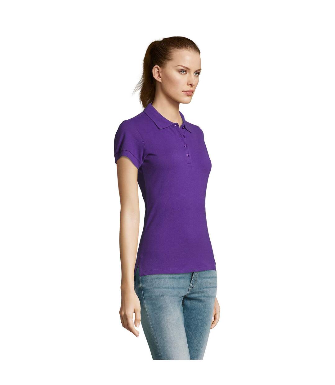 SOLS Passion - Polo 100% coton à manches courtes - Femme (Pourpre foncé) - UTPC317