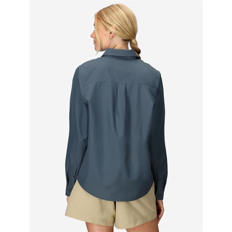 Marmot Wm's AirExchange UPF 40 LS Shirt Thunderhead