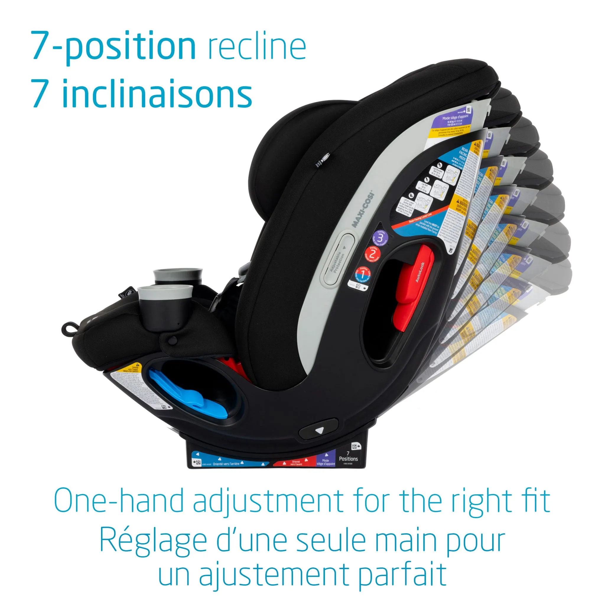 Maxi-cosi Siège d'Auto 5-en-1 Magellan Lift Fit - Noir Essentiel