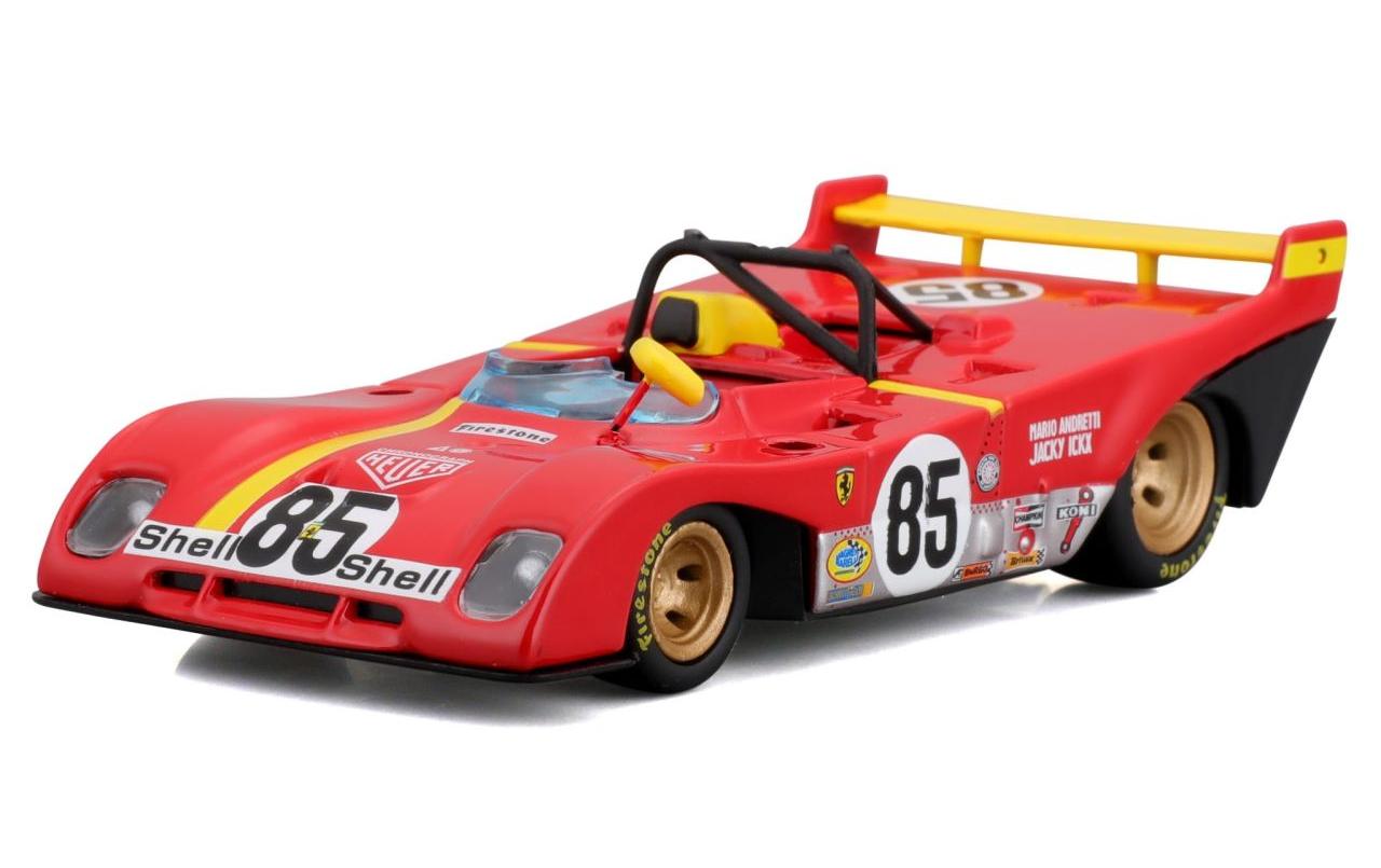 Ferrari Racing 312 P 1972 Rot 1:43Sammlermodell im Massstab 1:43
