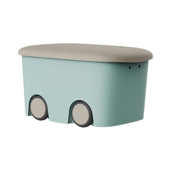Caixa Multiusos Plastiken 88100 Infantil Menta 45L 59x38x32cm