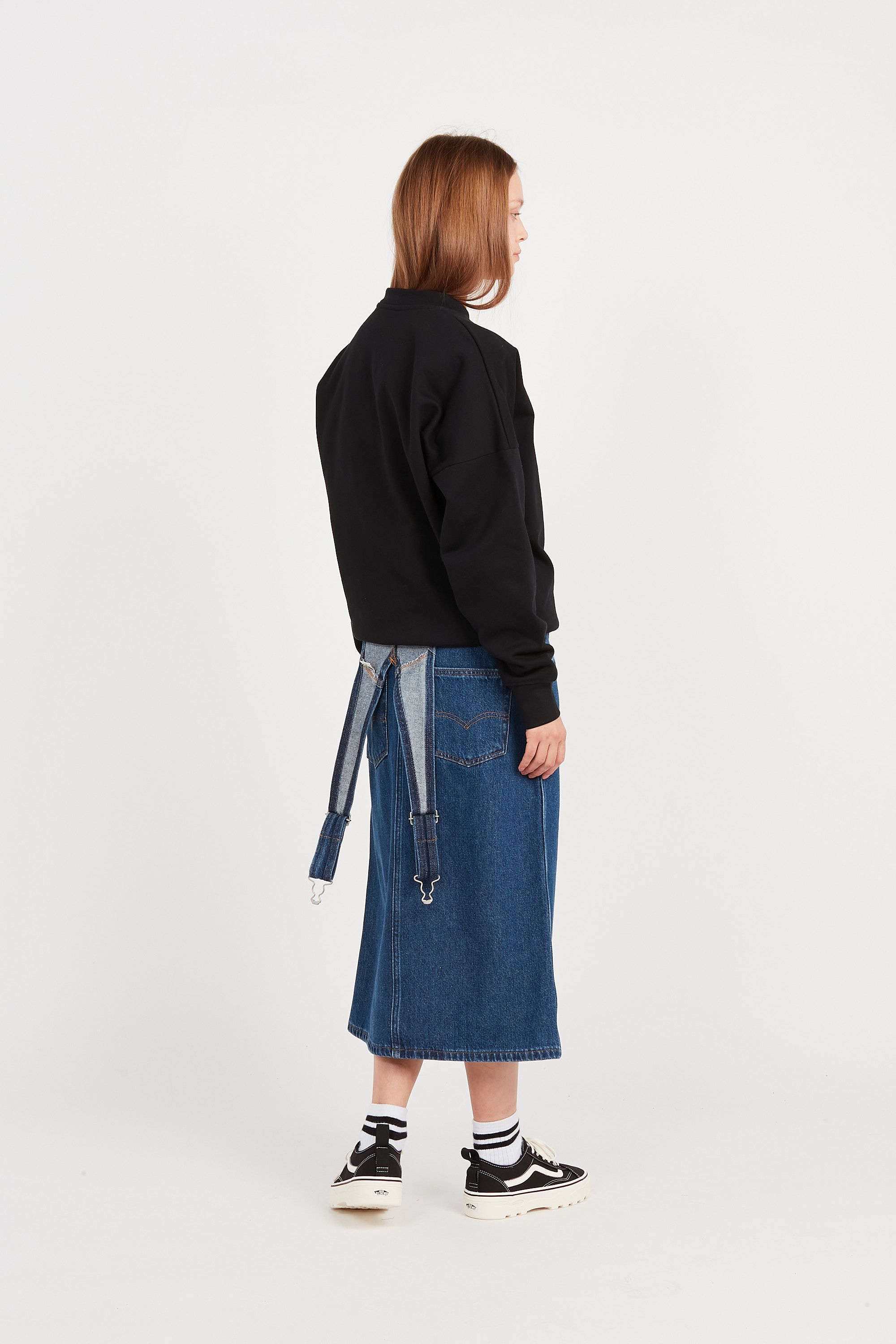 TEALER Sweat CREW 10TH ANNIVERSARY Noir