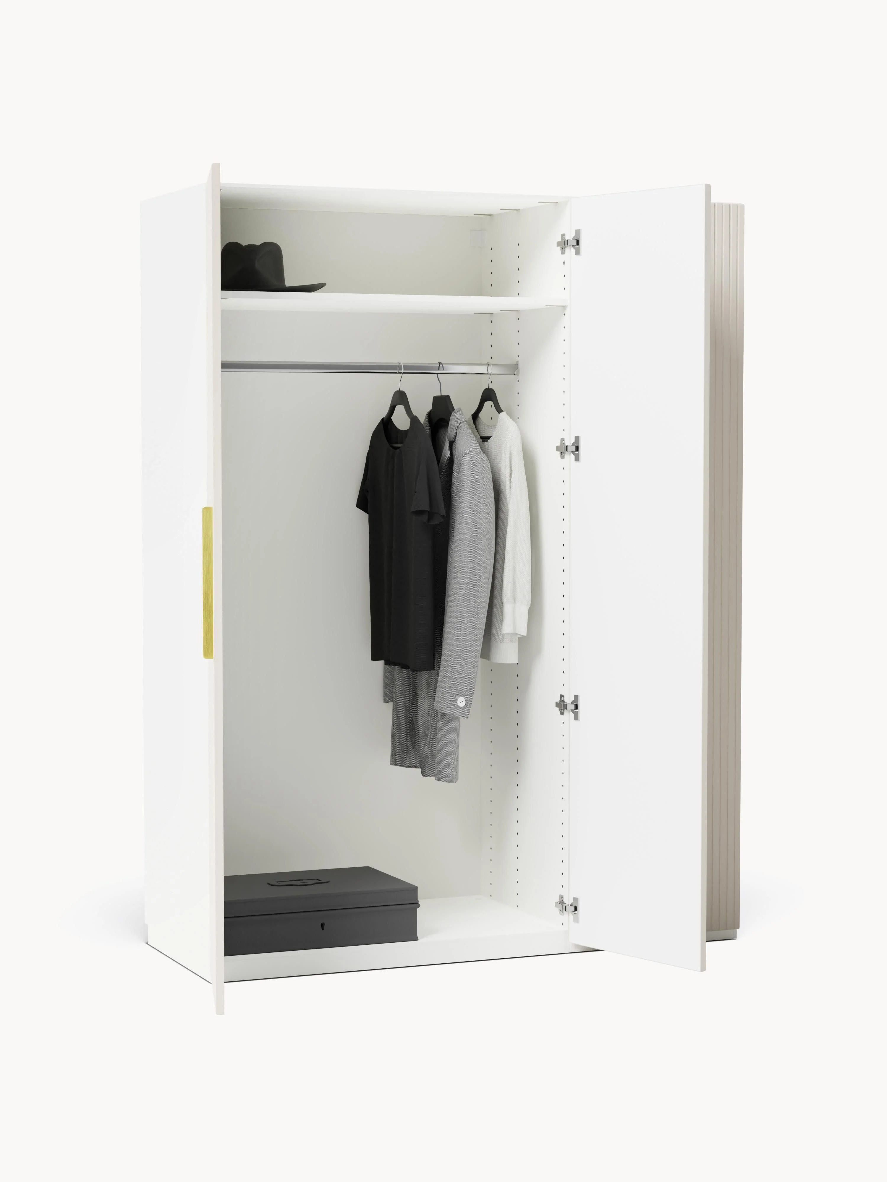 Modulaire draaideurkast Simone, 150 cm breed, diverse varianten