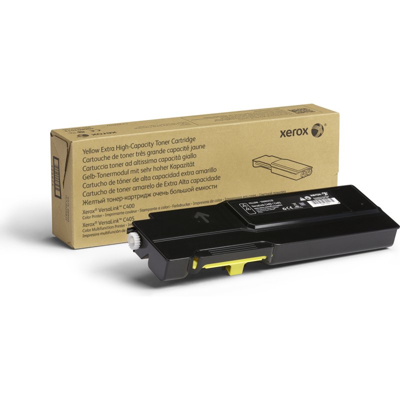 Xerox Cartouche de toner Jaune de Très haute capacité Imprimante couleur ® VersaLink® C400/multifonctions ® VersaLink® C405 (8000 pages) - 106R03529