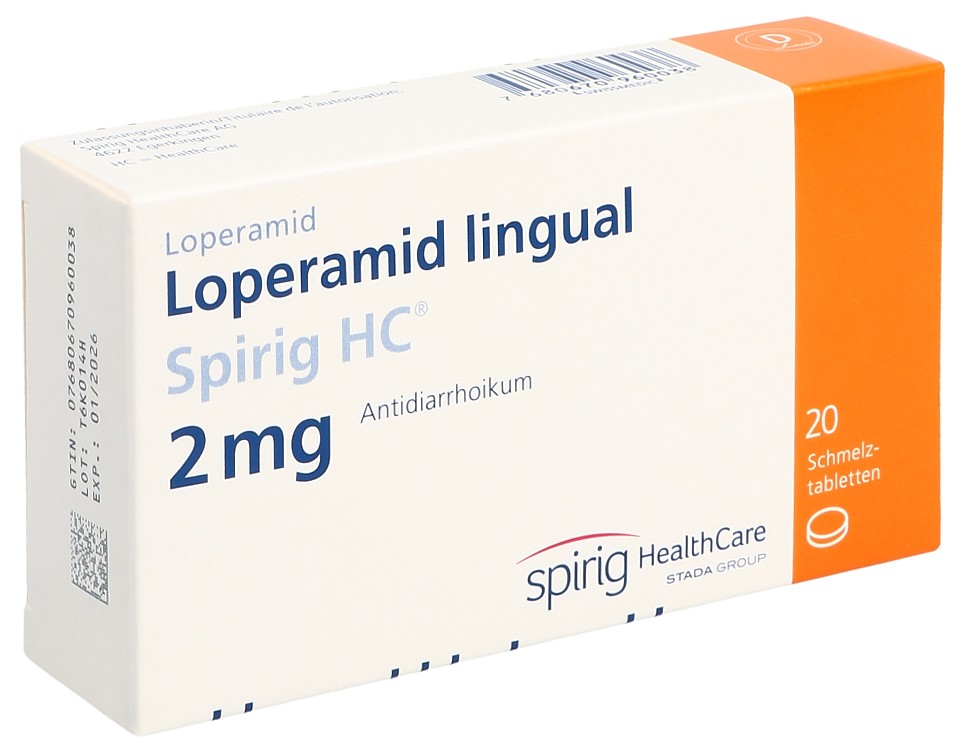 LOPERAMIDE Spirig HC Schmelztabl 2 mg Blist 20 Stk