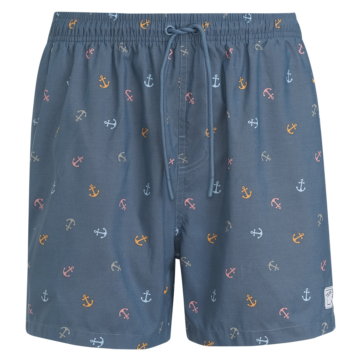 VanVaan Herren Badeshorts mit Anker-Motiven blau