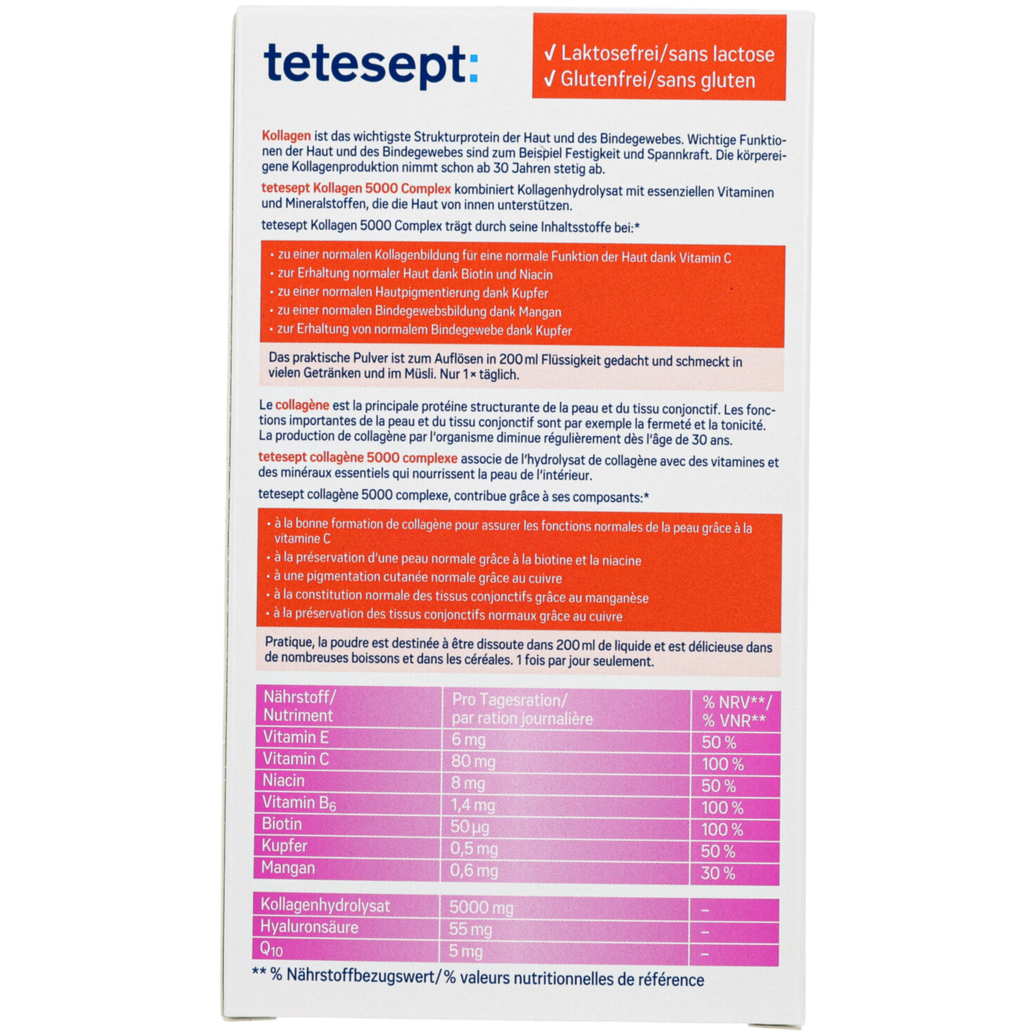 tetesept Kollagen 5000 10 Sachets