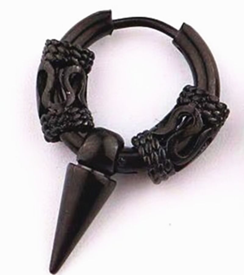Prushia - Oorbel met draakreliëf van roestvrij staal (verschillende ontwerpen)