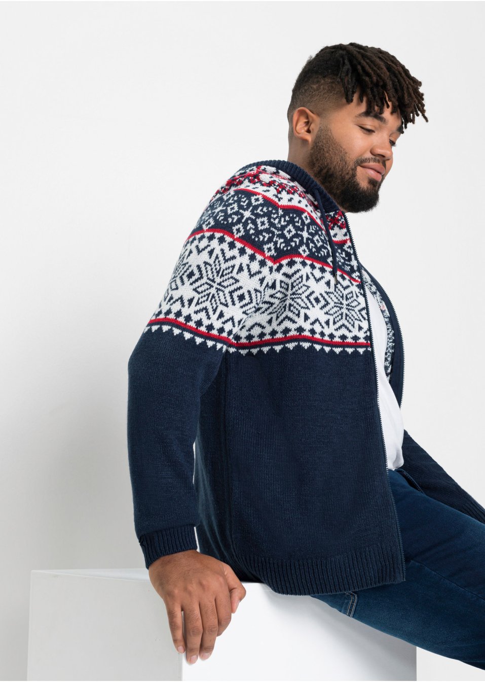Gilet en maille norvegien