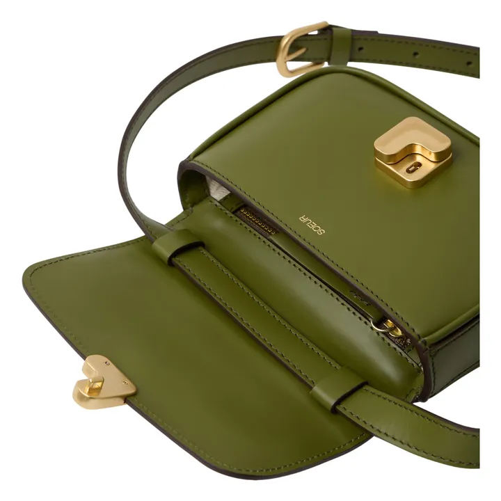 Soeur Sac Bell Cuir | Vert olive