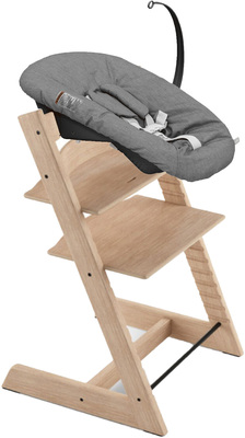 Stokke Tripp Trapp Matstol inkl. Newborn Set, Oak Natural/Antracite