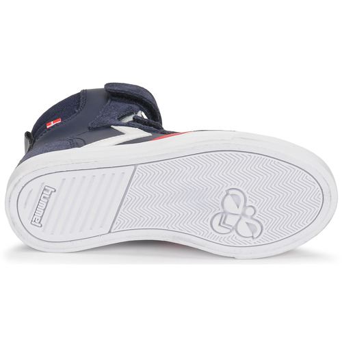 hummel - SLIMMER STADIL LEATHER HIGH JR - Bleu
