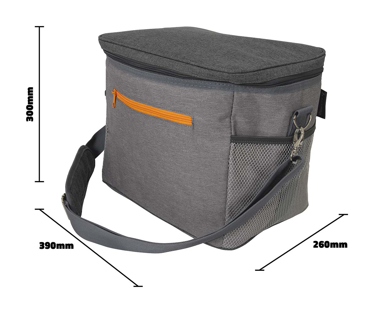 Bo-Camp 30 liter grijze koeltas