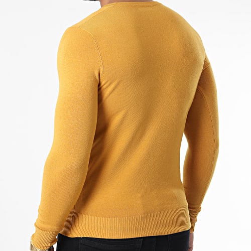 Pull J662 Jaune Moutarde