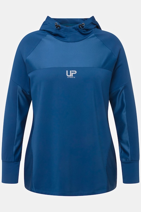 Funktionsshirt, Kapuze, Langarm, Hoodie, Daumenloch