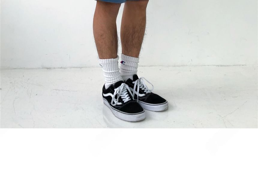 SeoulPop - Effen cargoshorts met trekkoordtaille