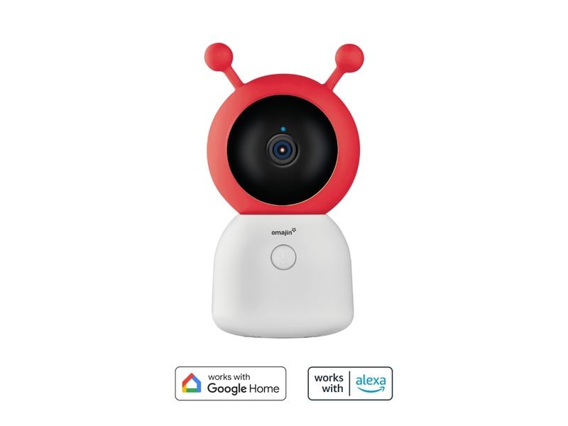 omajin by Netatmo Netzwerkkamera Babyphone-Kamera 2K   64GB Intelligente Babyüberwachungskamera mit 2K HD-Auflösung, Weitwinkel und 2-Wege-Audio, speziell entwickelt für Eltern und Babys