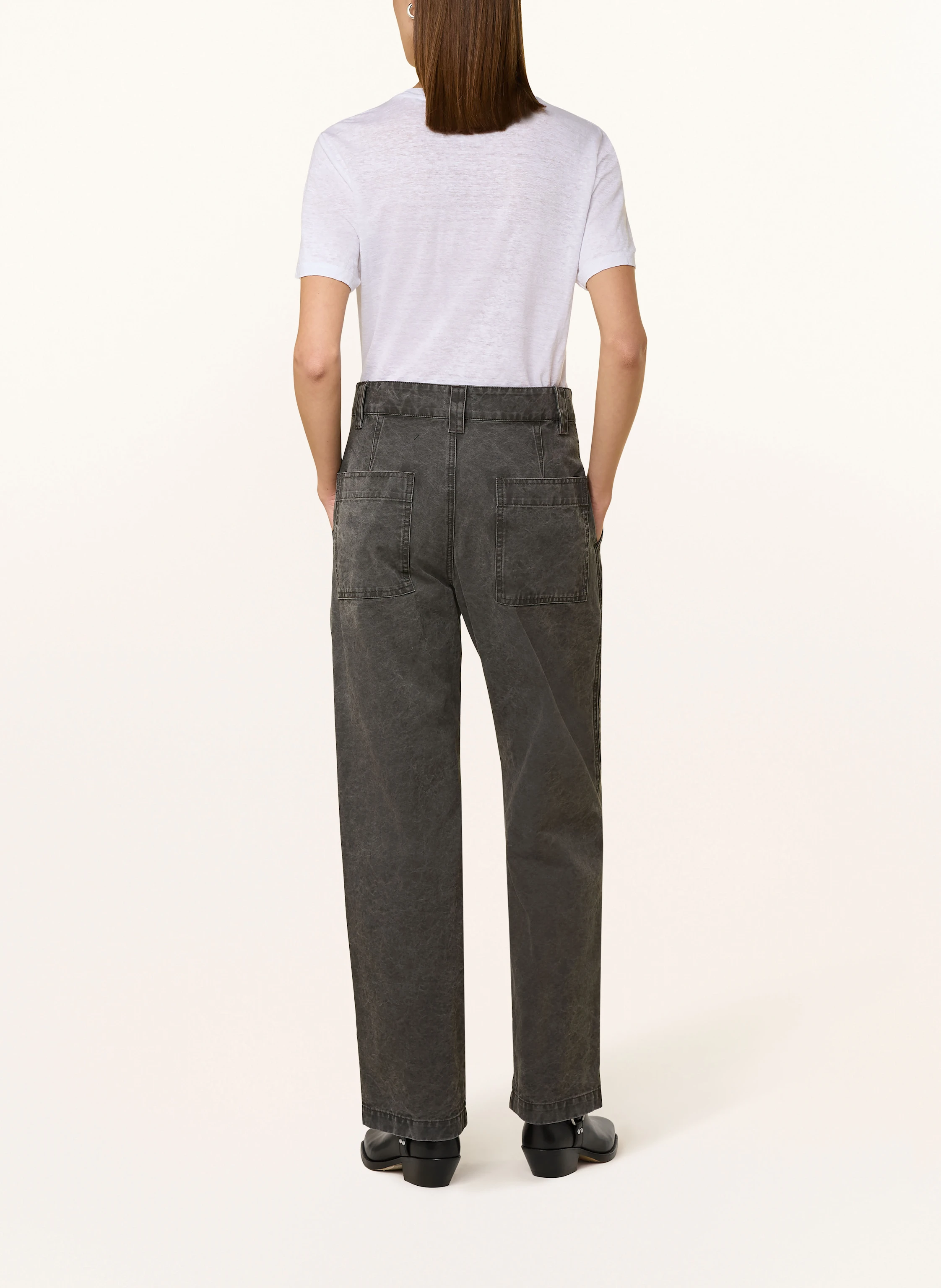 MARANT ÉTOILE T-Shirt ZEWEL aus Leinen