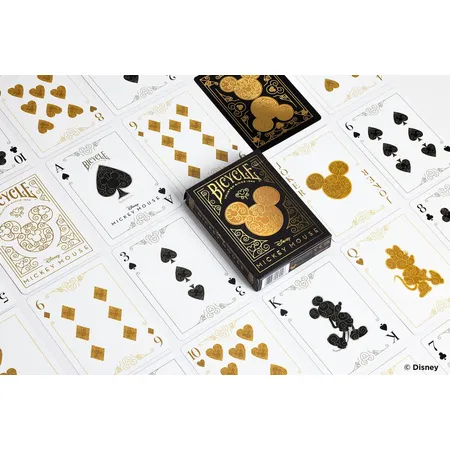 Bicycle® Kartenspiel Disney - Black & Gold Mickey