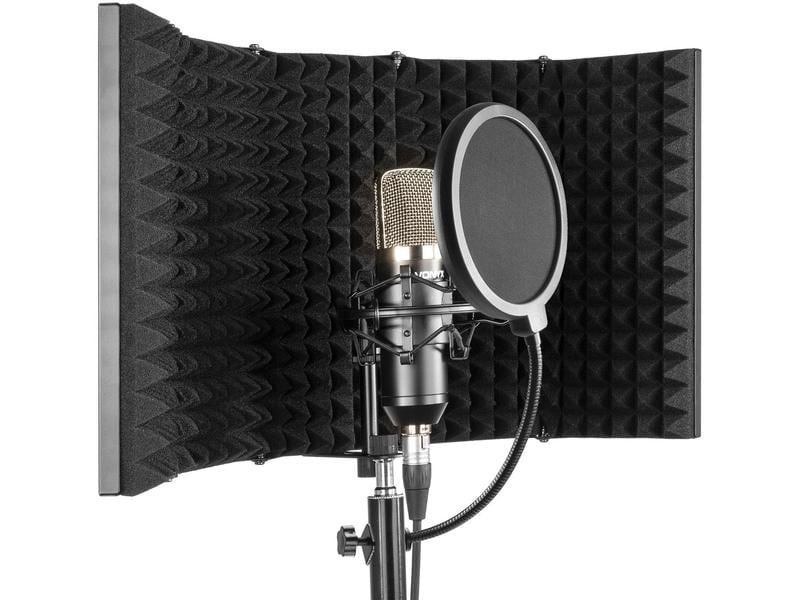 Vonyx Akustikschirm MRF30 Mikrofon-Reflexionsfilter