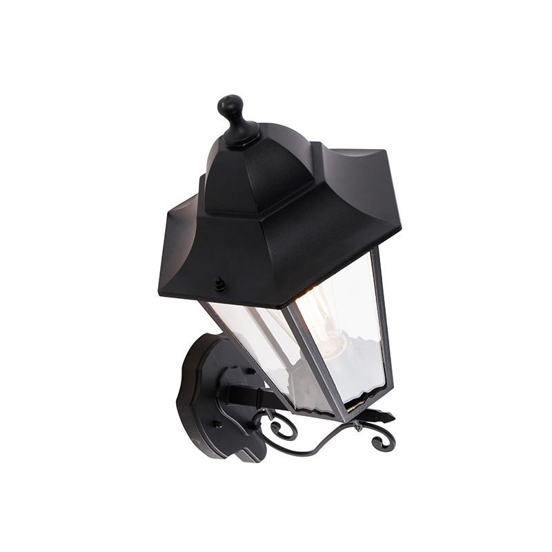 Klassieke buiten wandlamp zwart IP44 - Havana Up