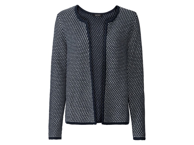 Gebreide cardigan voor dames, met katoen en polyacryl
