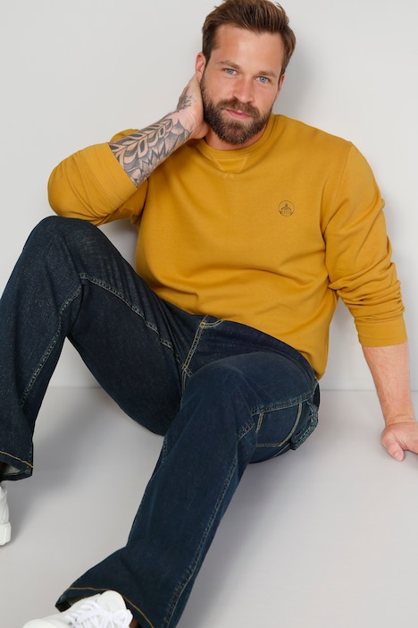 Boston Park Sweatshirt, Rundhals, Langarm