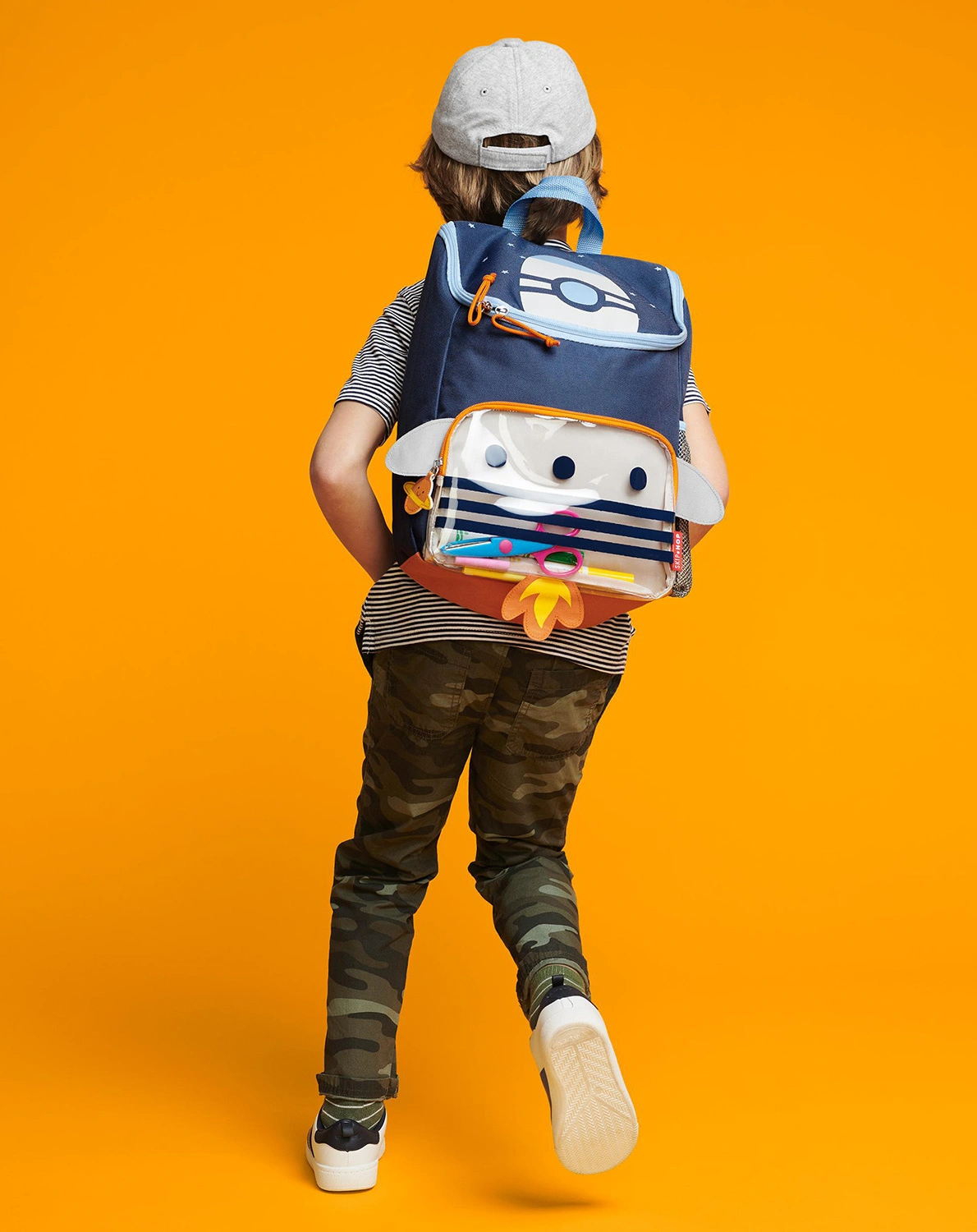Rucksack SPARK STYLE - RAKETE GROSS (35,6x26,7x12,7) in blau